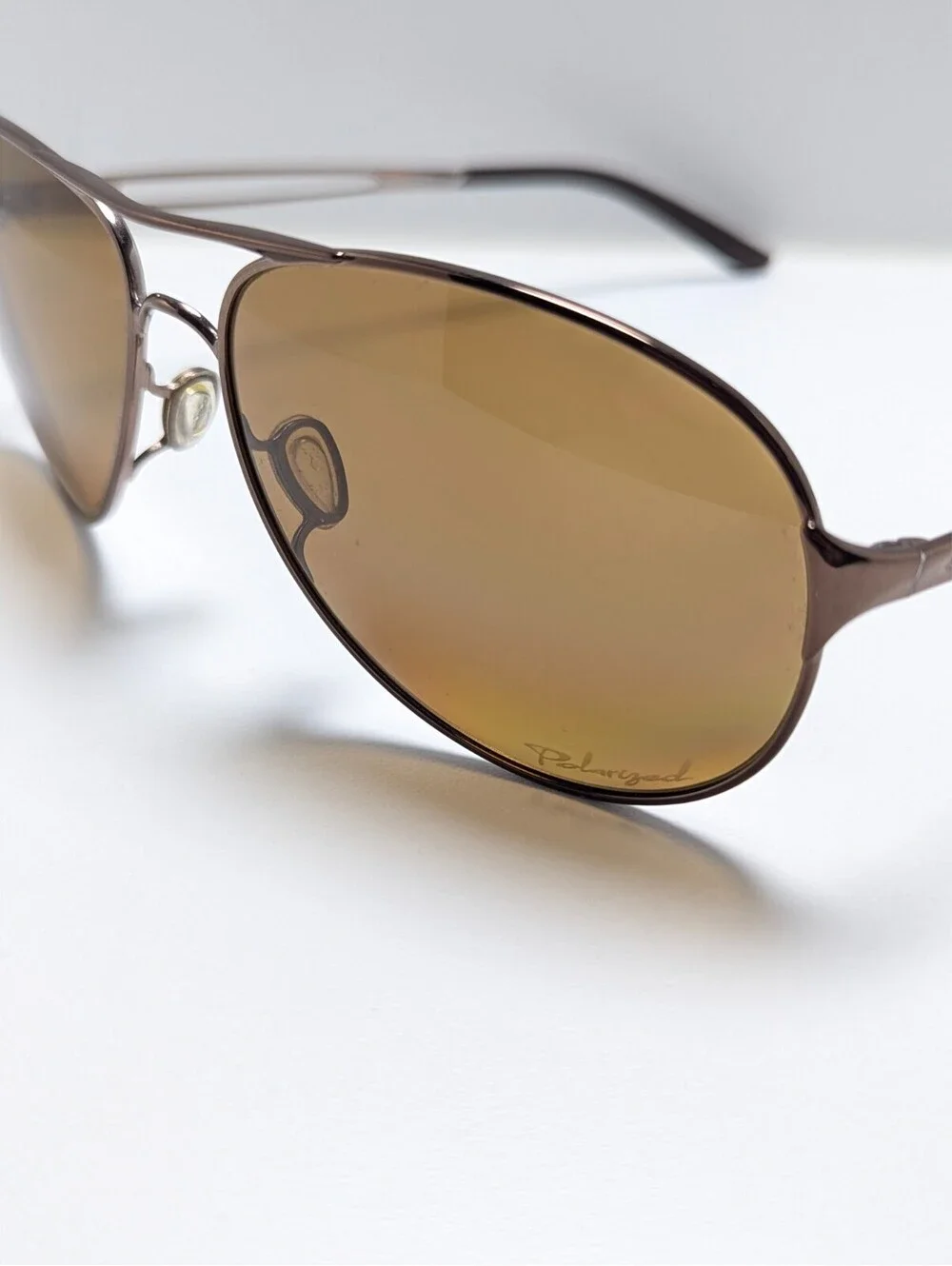 Oakley Caveat OO4054-05 Brown Tint Polarized Aviator Unisex Sunglasses 60-14-137